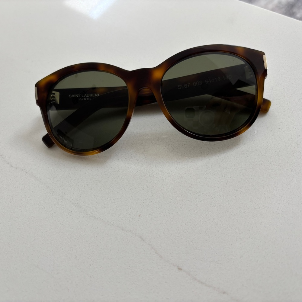 Saint Laurent Tortoise Shell Sunglasses